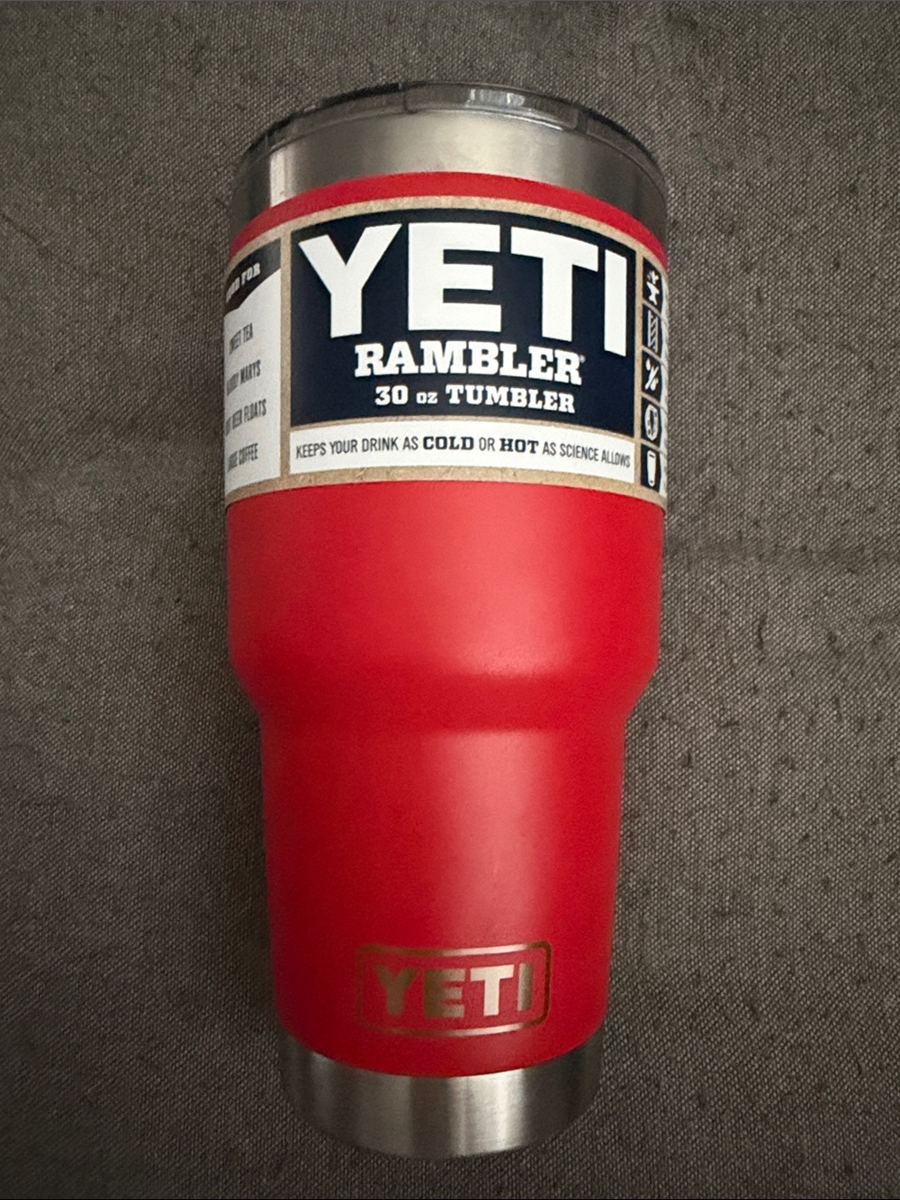 YETI Rambler 30oz Tumbler - canyon Red